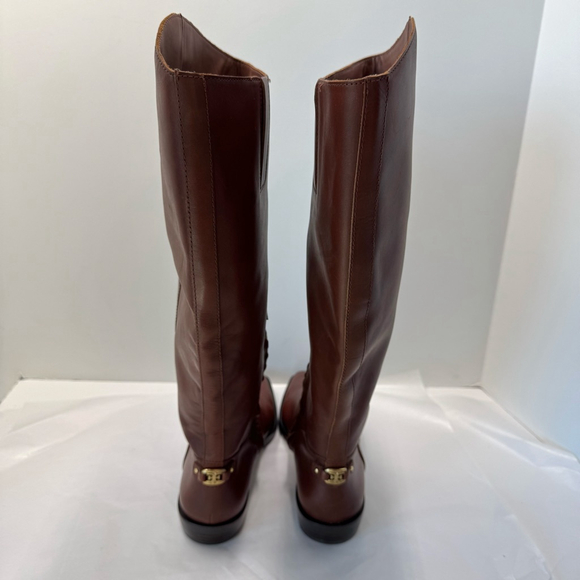 Sam Edelman Cesar Tall Brown Boots Women's 6.5 Low Heel Riding - Picture 6 of 11